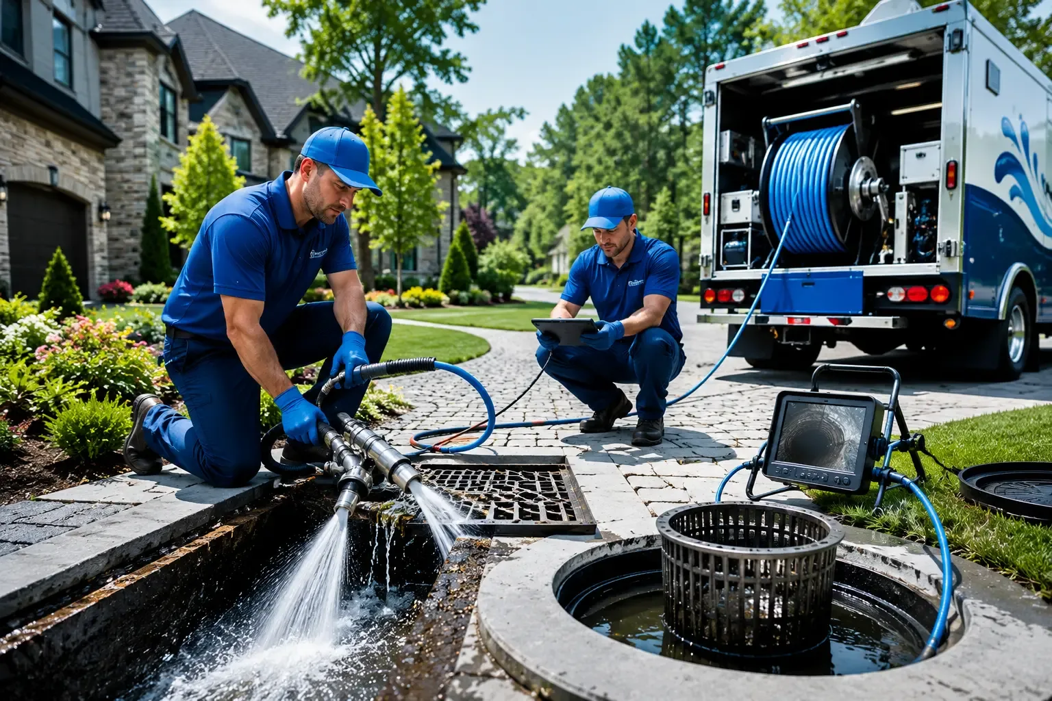 Local outdoor drain cleaning professionals in Papineau, IL